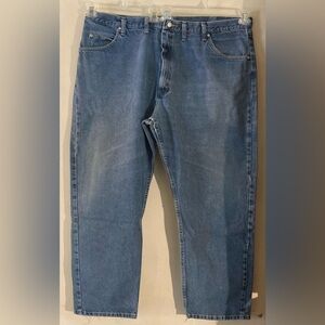 Wrangler Men's Straight Fit Blue Jeans